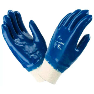 Перчатки с нитриловым покрытием (полный облив, манжета)