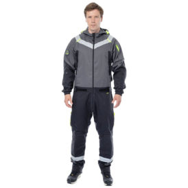Летний комбинезон Brodeks KS 503, серый/черный